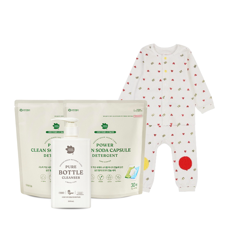 [패키지 B] 아기내의/젖병&주방세제/캡슐세제